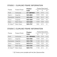 Gazco Gas Fires - Studio 1 Slimline Inset Gas Fire - Balanced Flue