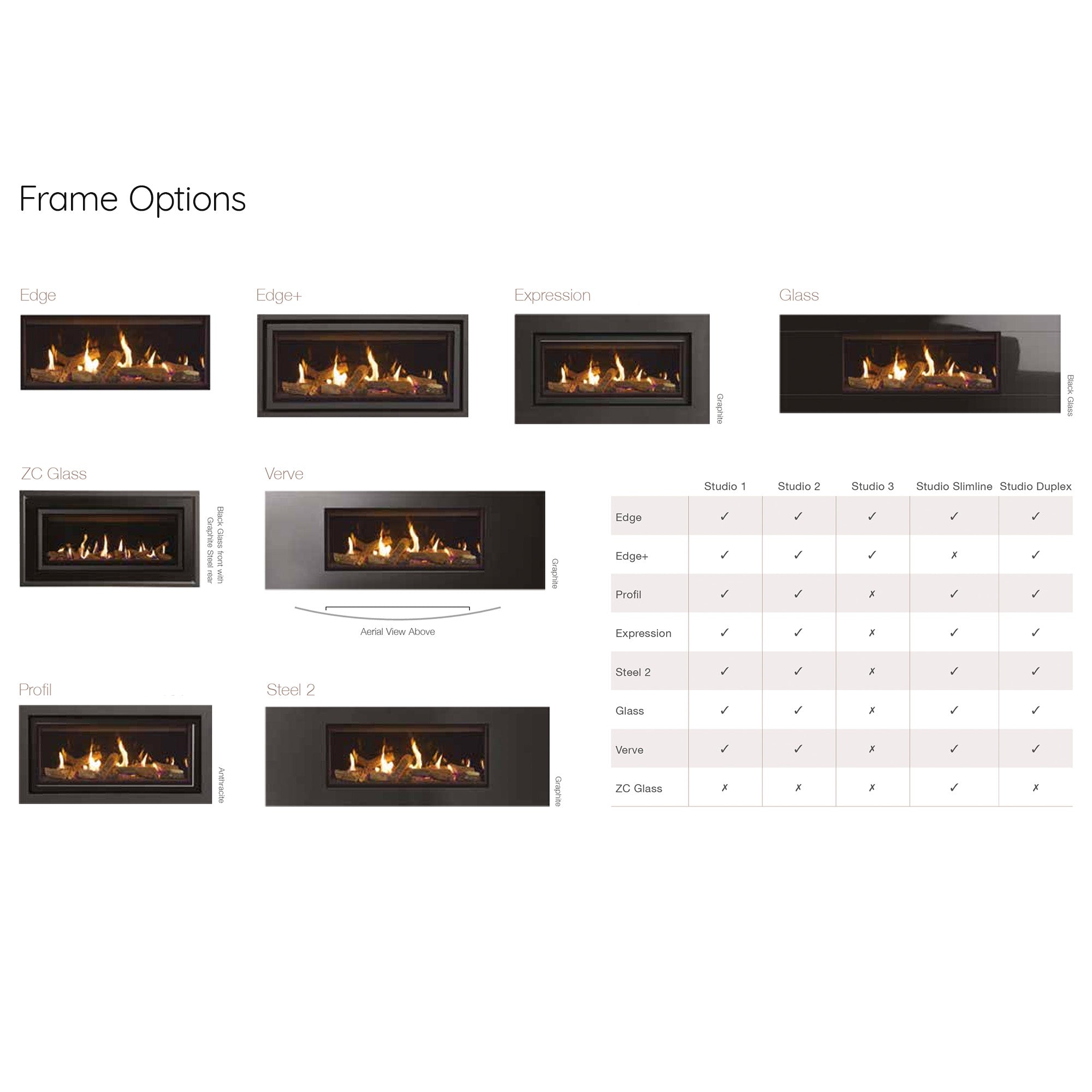 Gazco Gas Fires - Studio 1 Slimline Inset Gas Fire - Balanced Flue