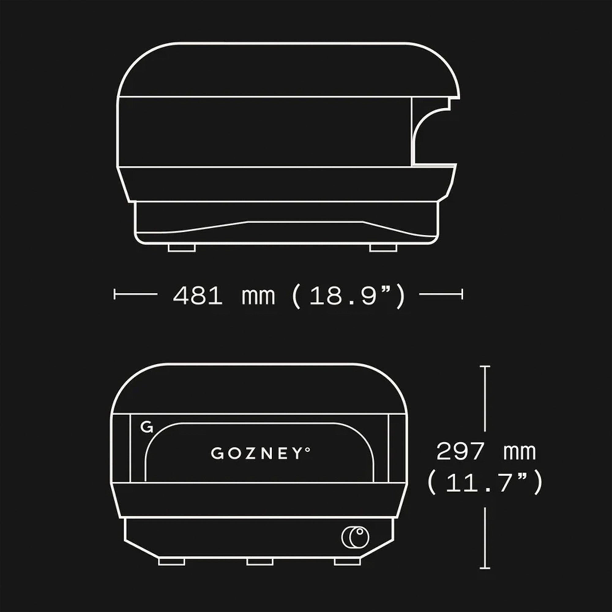 Gozney Arc Lite Gas Pizza Oven - Off Black