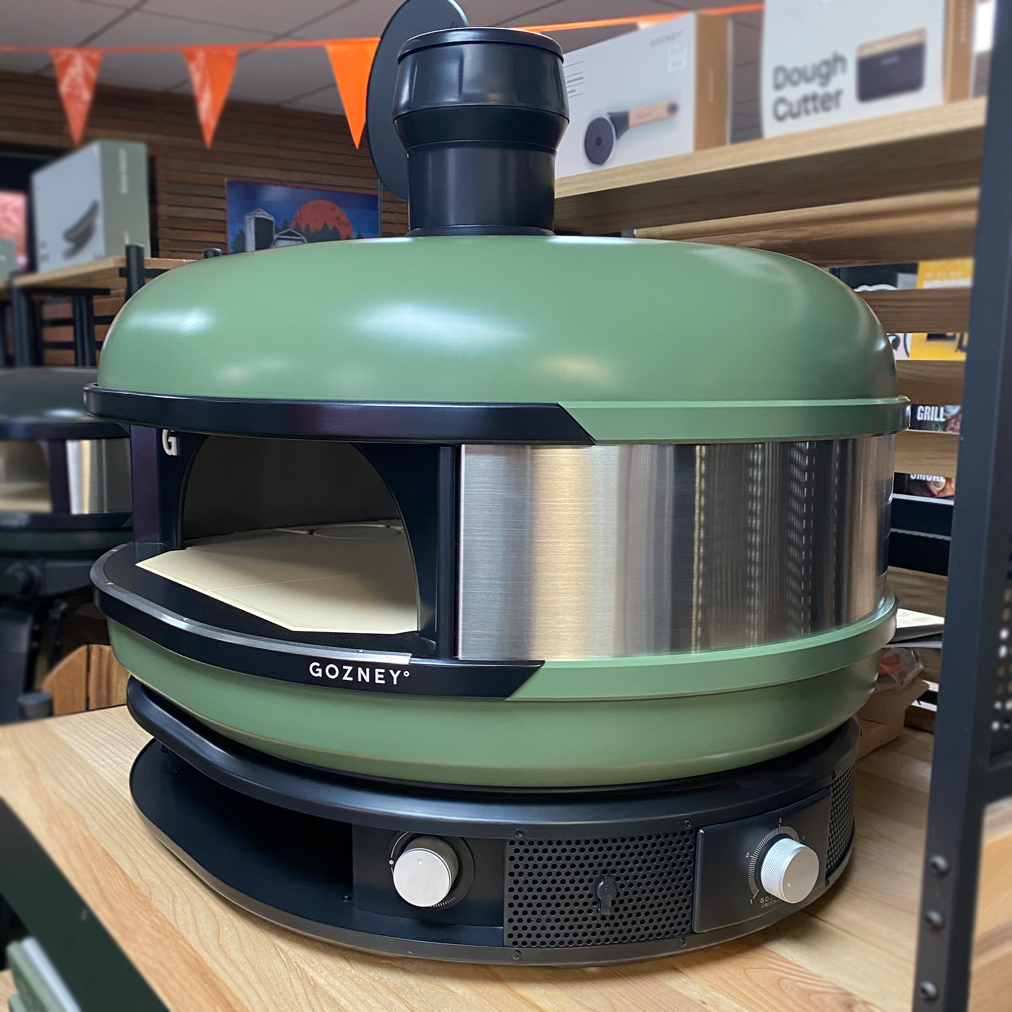 Gozney Dome Dual Fuel Pizza Oven (Gen1) - Olive - Ex Display