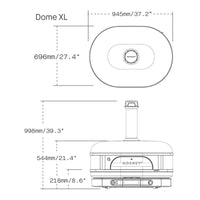 Gozney Dome XL (Gen 2) Multi Fuel Pizza Oven - Bone