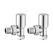 Harmoni Manual Round Angled Valve in Chrome - Clearance