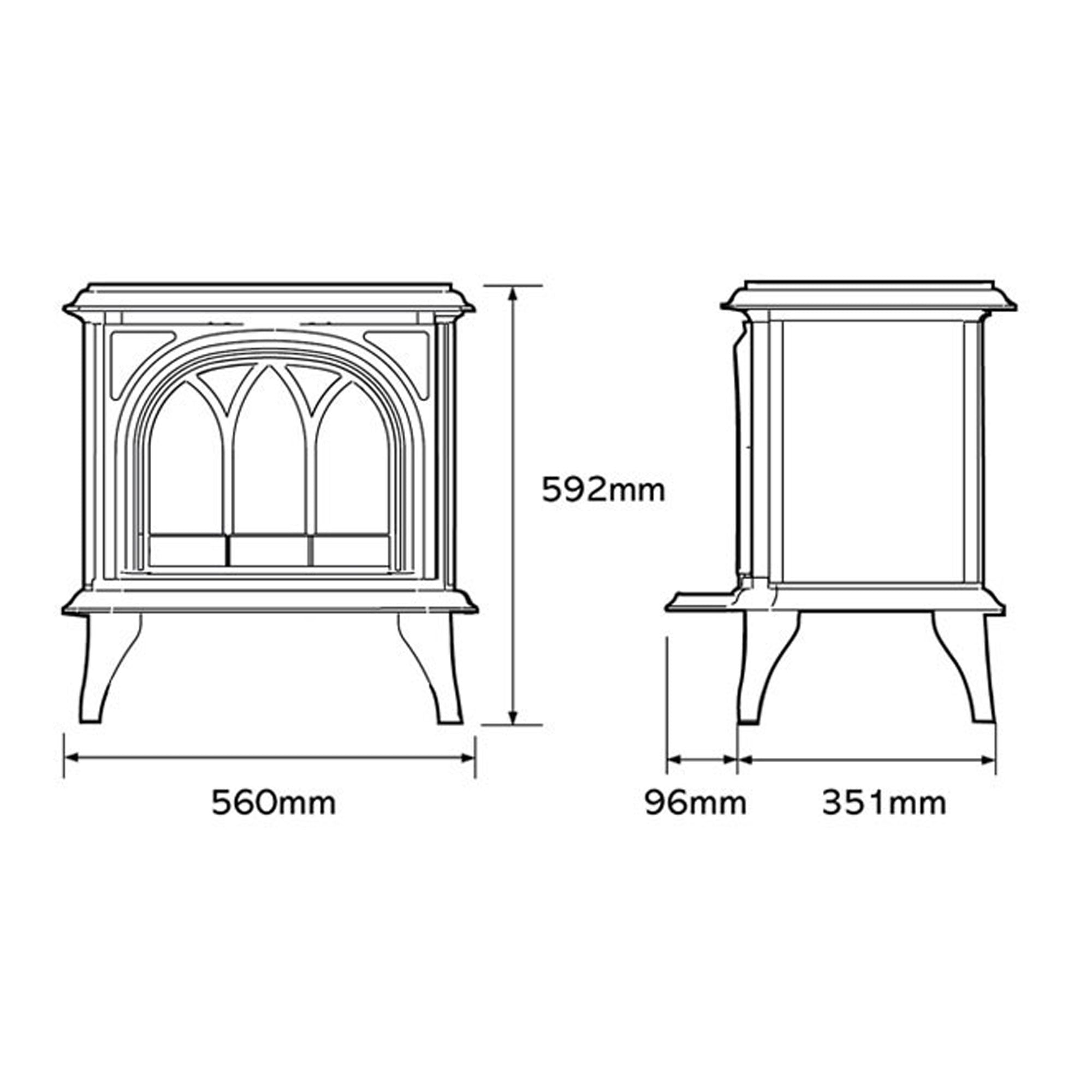 Gazco Huntingdon 30 Electric Stove