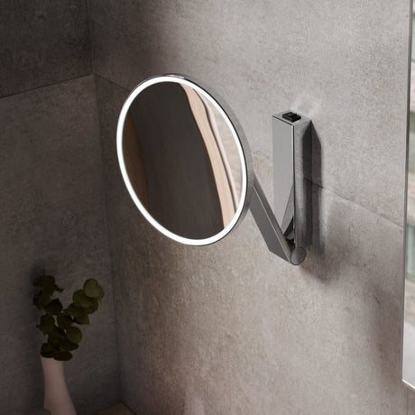 Keuco iLook_move Cosmetic Mirror With Rocker Switch - Round