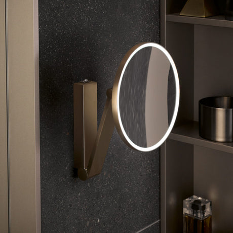Keuco iLook_move Cosmetic Mirror With Rocker Switch - Round