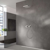Keuco Showers - IXMO Set 8 Overhead Shower With Hand Shower & Square Rosette