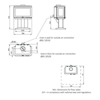 Jotul F620 HT Black Wood Burning Stove