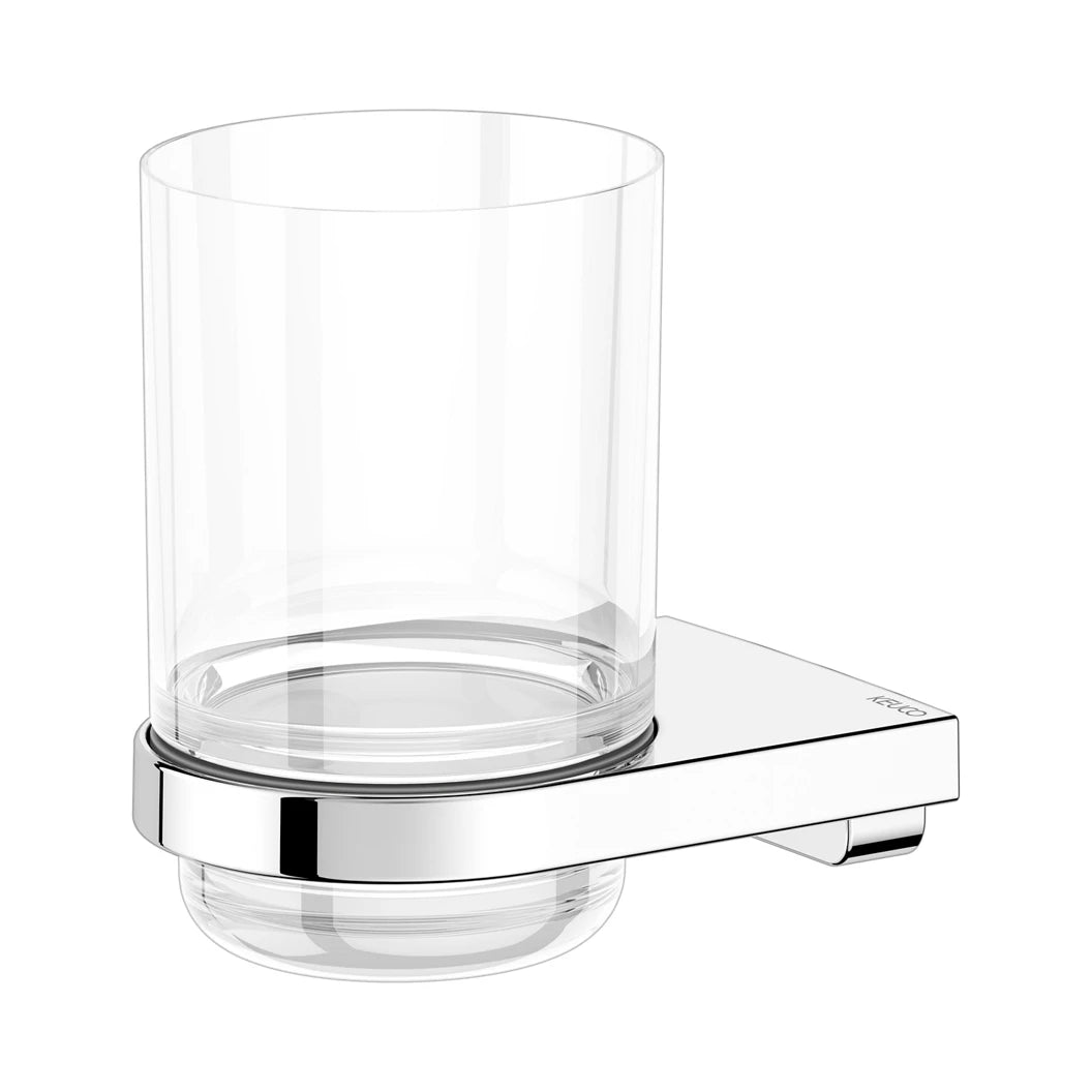 Keuco Collection Moll Tumbler Holder with Crystal Glass