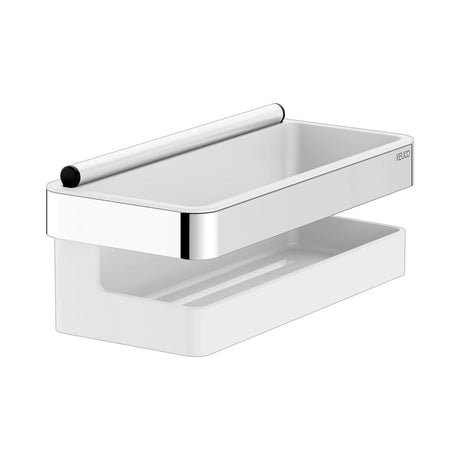 Keuco Collection Moll Shower Basket With Integrated Squeegee - White