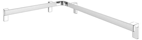 Keuco Axess Corner Rail for shower/bath- Aluminium silver anodized/chrome plated