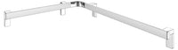 Keuco Axess Corner Rail for shower/bath- Aluminium silver anodized/chrome plated