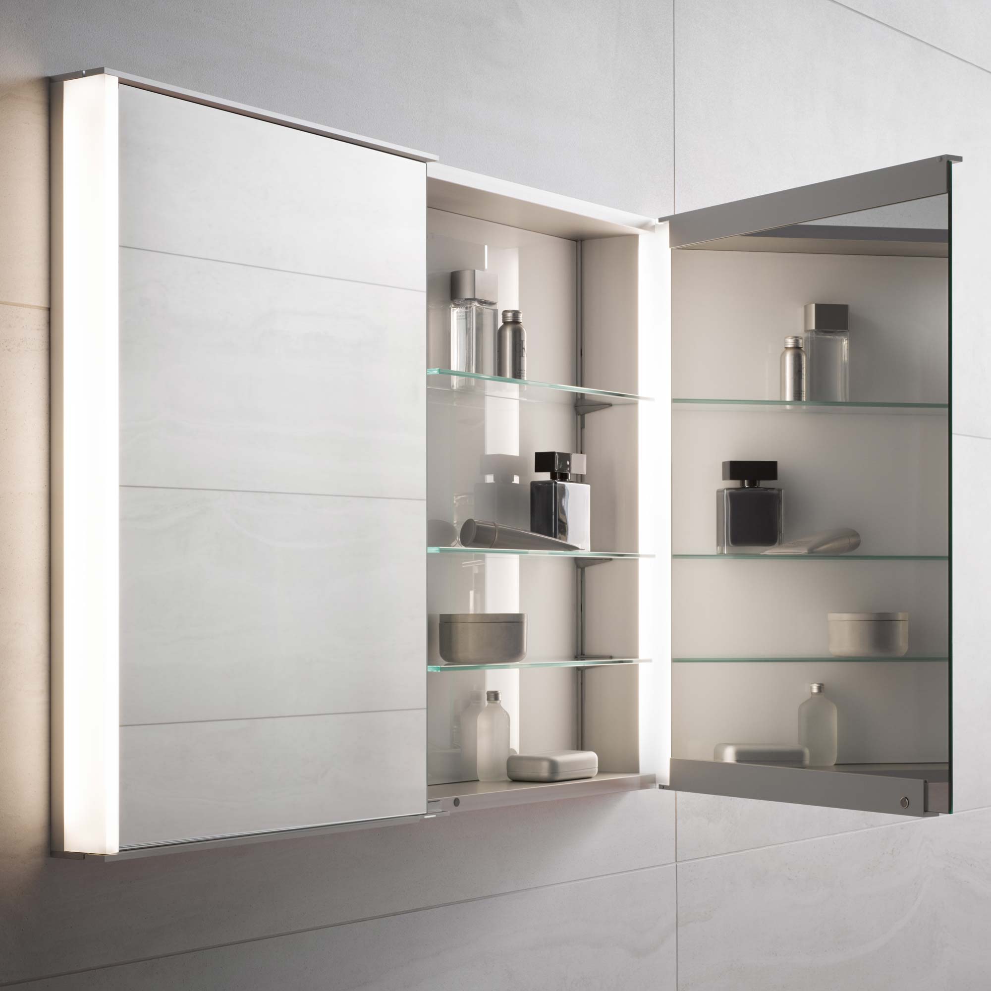 Keuco Royal Match Semi Recessed Mirror Cabinets