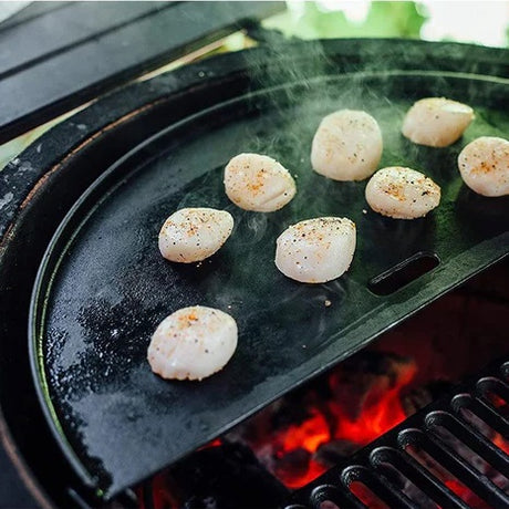 Kamado Joe Half Moon Cast Iron Reversible Griddle - Classic