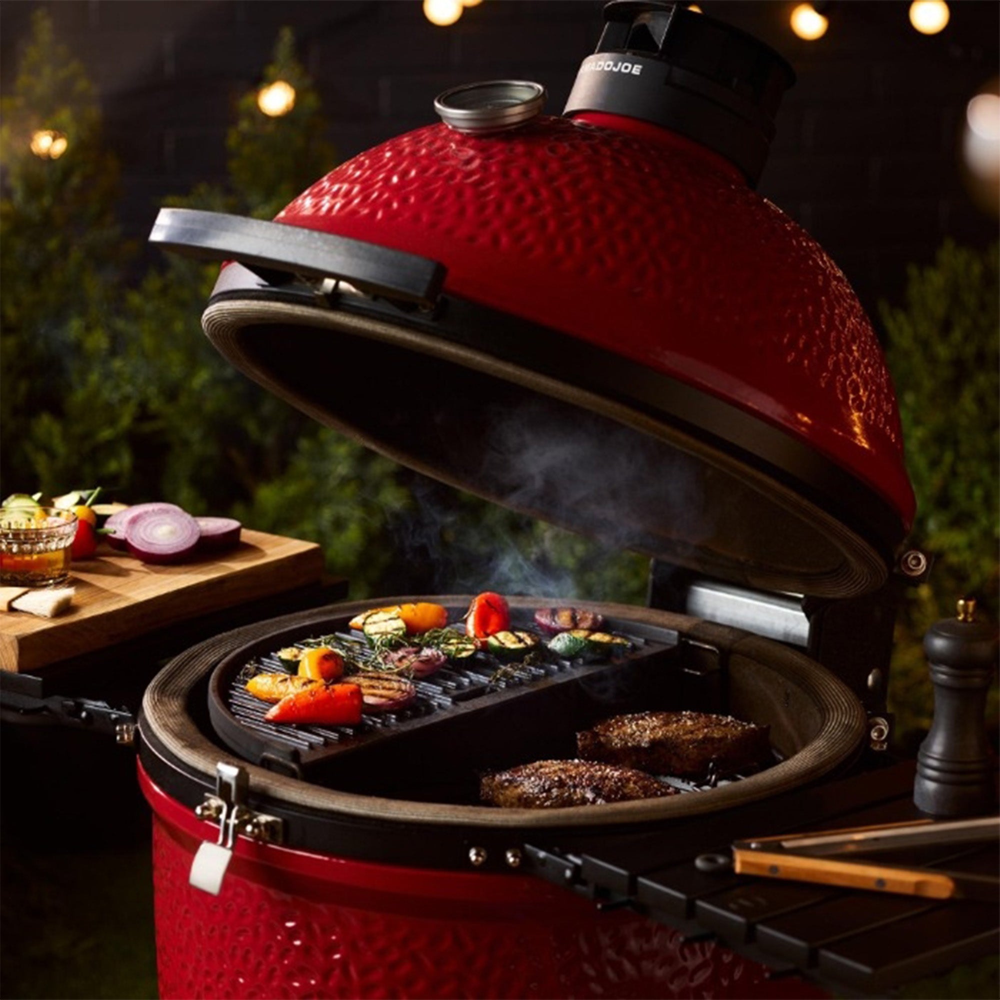 Kamado Joe Classic II Stand Alone Charcoal Grill With Pathfinder Pack