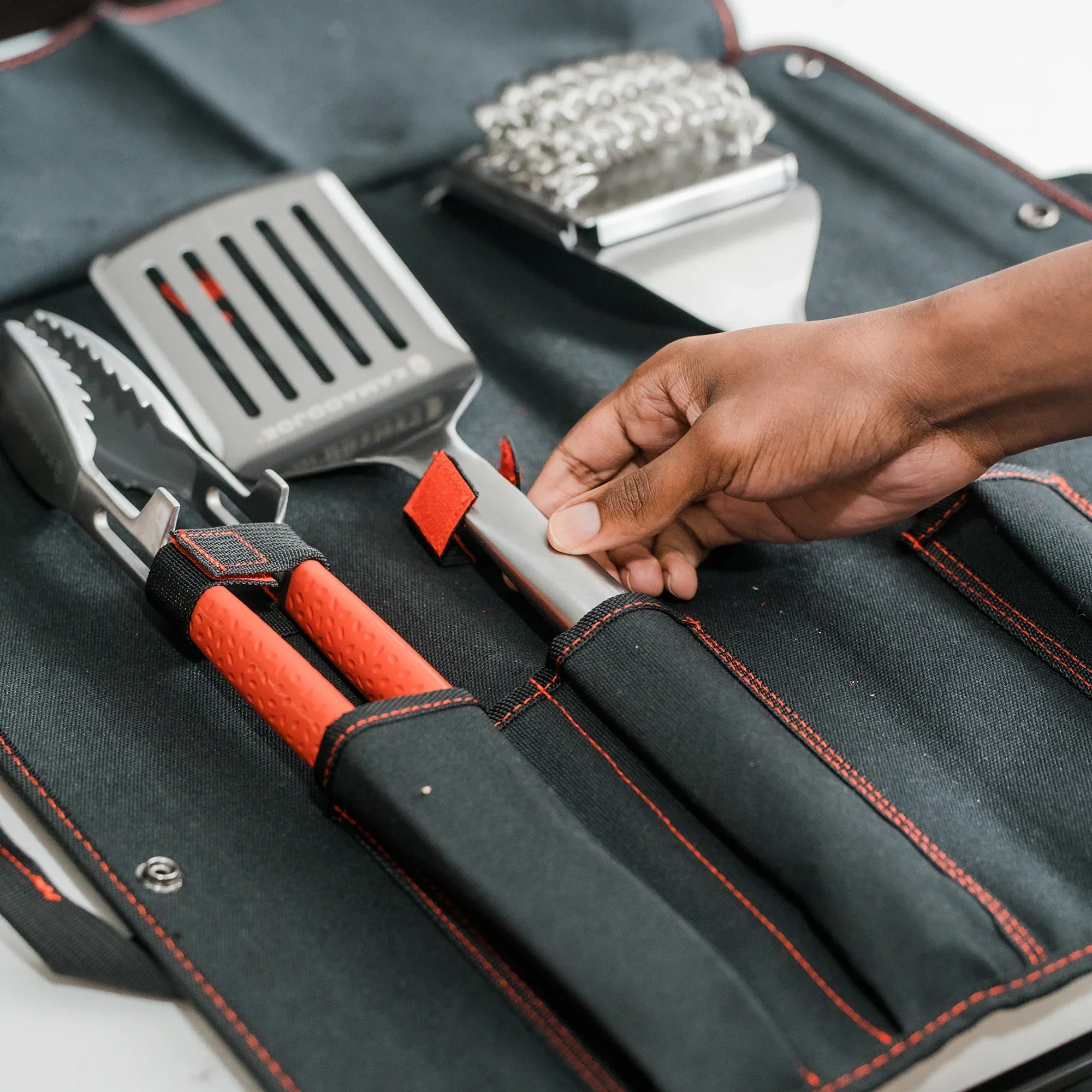 Kamado Joe Krafted Steel Grilling Tools Accessories Kit