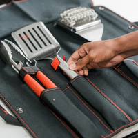 Kamado Joe Krafted Steel Grilling Tools Accessories Kit