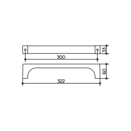 Keuco Edition 11 Grab Bar 300mm
