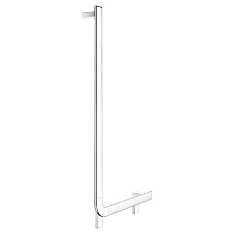 Keuco Axess Grab Bar Angled Left Execution in Chrome-Plated Finish - Available in Various Sizes