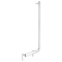 Keuco Axess Grab Bar Angled Right Execution in Chrome-Plated Finish - Available in Various Sizes