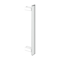 Keuco Axess Grab Bar (Vertical) in Aluminium Silver-Anodised/Chrome-Plated - Available in Various Sizes