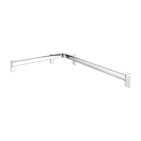 Keuco Axess Corner Grab Rail for Shower/ Bath in Chrome-Plated Finish - Available in Various Sizes