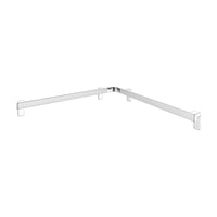 Keuco Axess Corner Grab Rail for Shower/ Bath in Aluminium Silver-Anodised / Chrome-Plated Finish - Available in Various Sizes