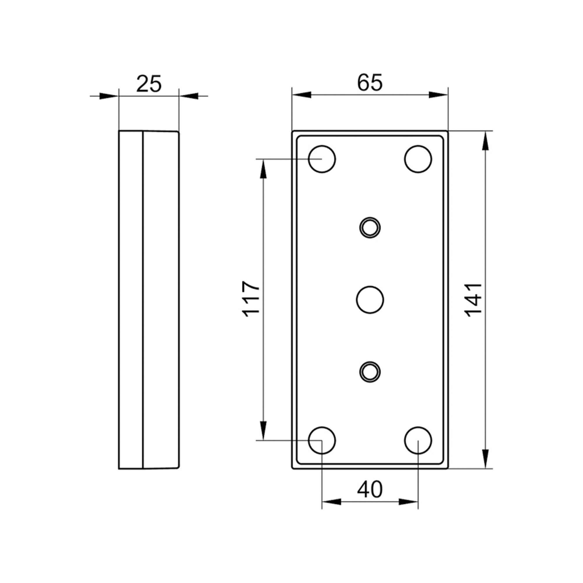 Keuco Axess Cover Plate - Available in Various Colours