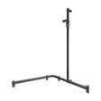 Keuco Axess Hand Shower Rail and Grab Bar System Matt Black - Right Hand
