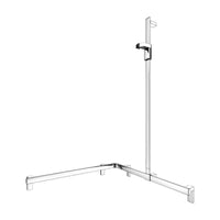 Keuco Axess Hand Shower Rail and Grab Bar System Chrome Plated - Right Hand - Available in Various Sizes
