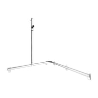Keuco Axess Hand Shower Rail and Grab Bar System Chrome Plated - Left Hand - Available in Various Sizes