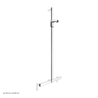 Keuco Axess Grab Bar with Hand Shower Sliding Rail in Chrome Plated - Available in Various Sizes