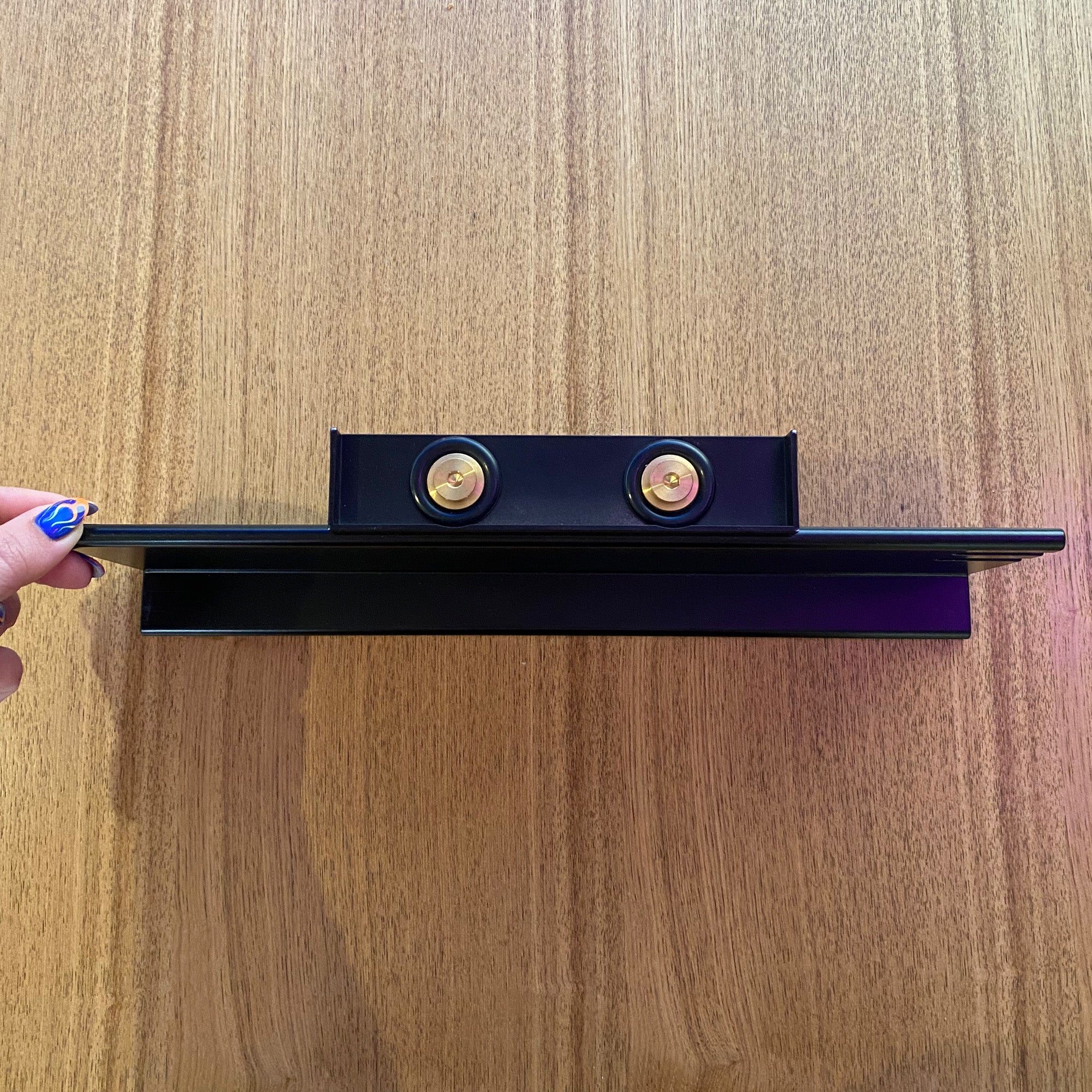 Keuco Collection Reva Shower Shelf in Black - Clearance