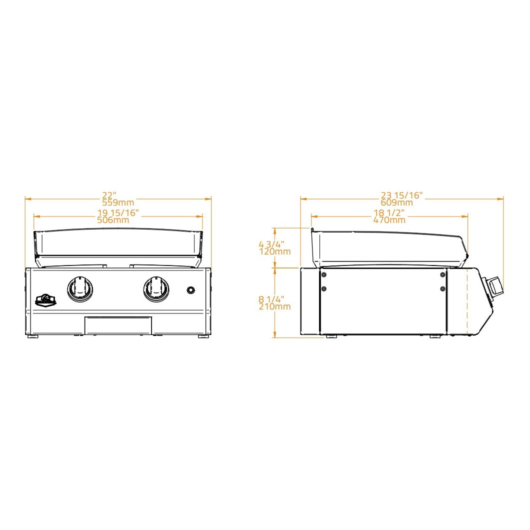 Brabura L Class Original 20 Griddle