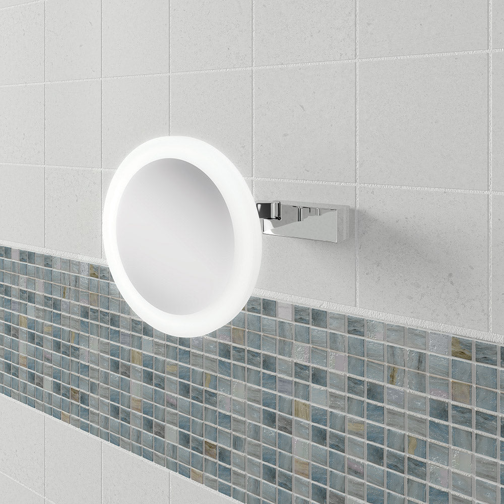 HIB Libra Magnifying Bathroom Mirror
