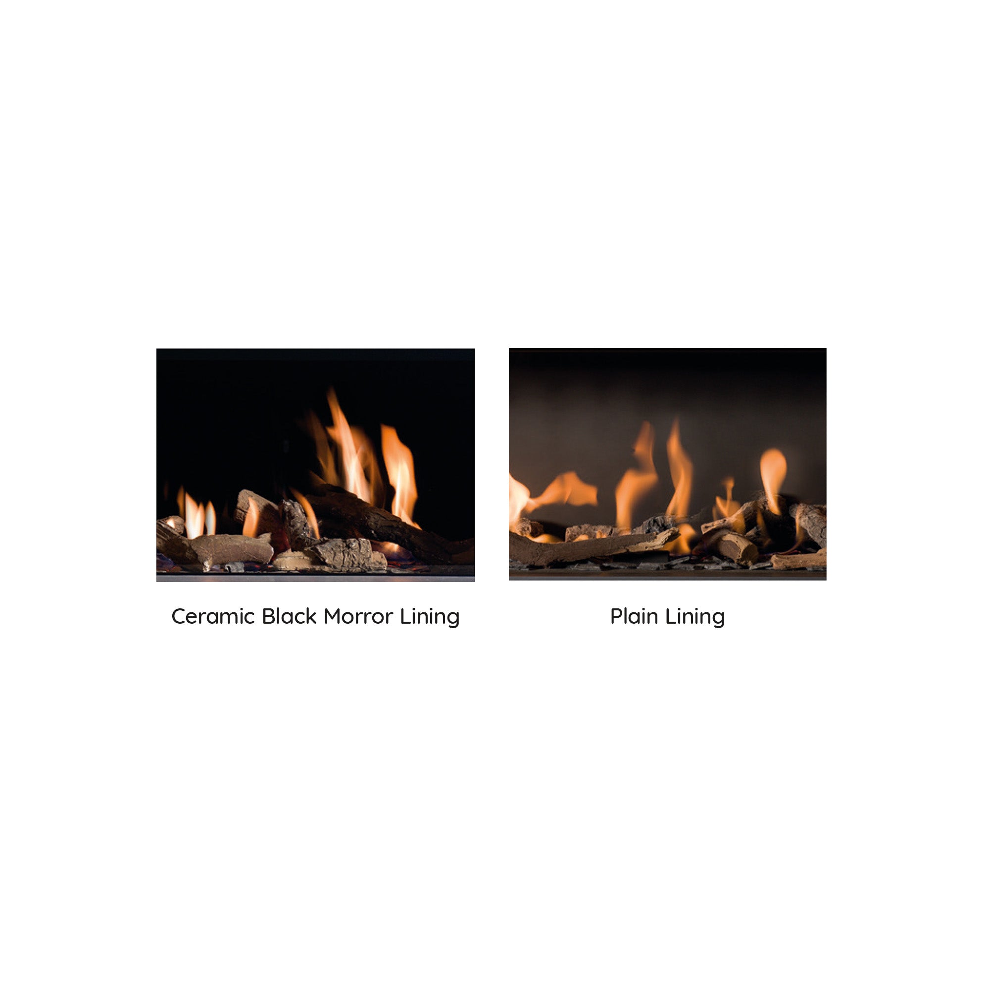 Bellfires Smart Bell 80-80 Gas Fire - Natural Gas - Balanced Flue