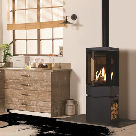 Gazco Loft Gas Stove - Balanced Flue