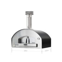 Fontana Mangiafuoco Build in Dual Fuel Pizza Oven - Available in 2 Colours