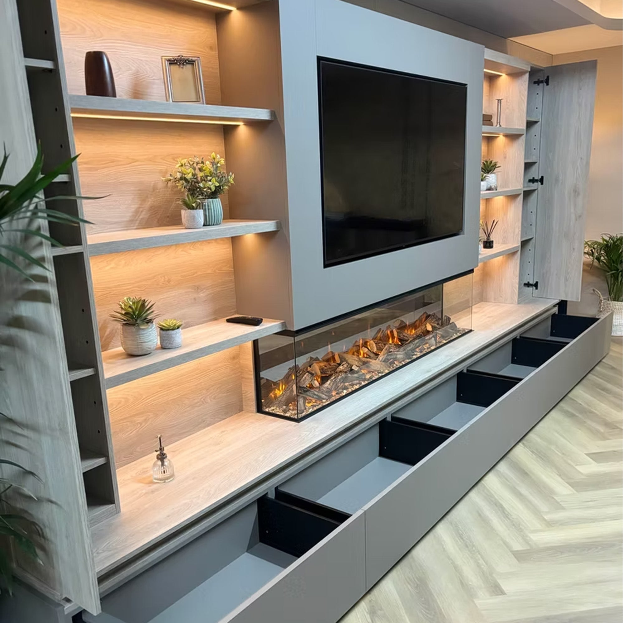 Morgen Media Walls - Contemporary - Showroom Exclusive