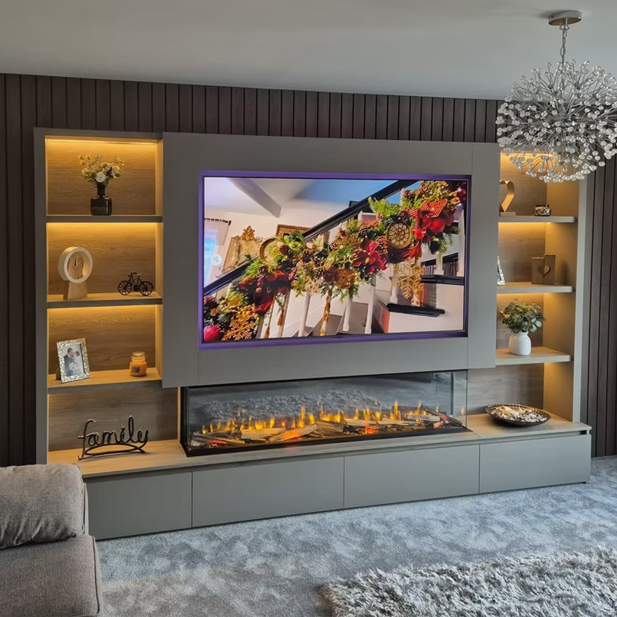 Morgen Media Walls - Linear - Showroom Exclusive