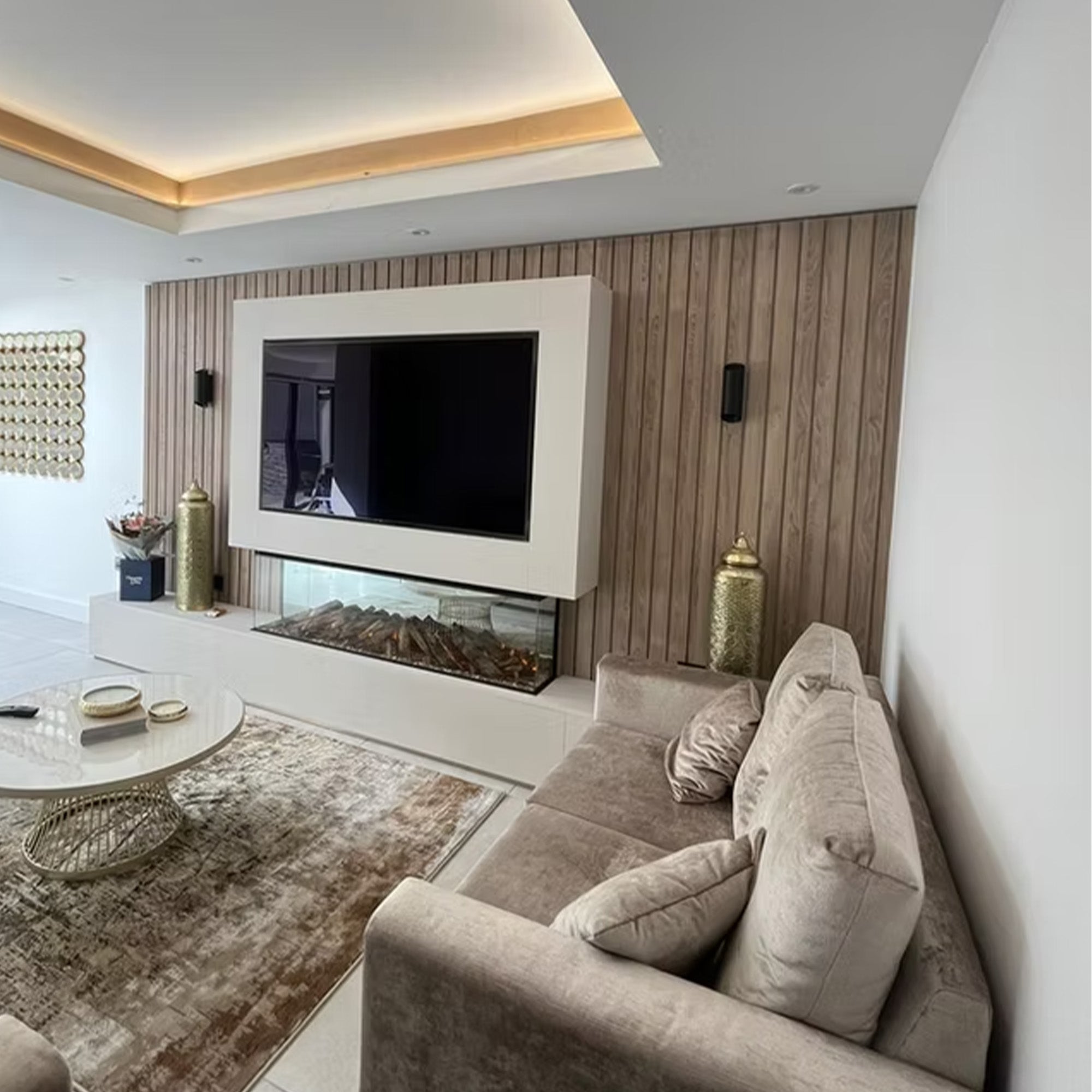 Morgen Media Walls - The Hub with Additional Drawers - Showroom Exclusive