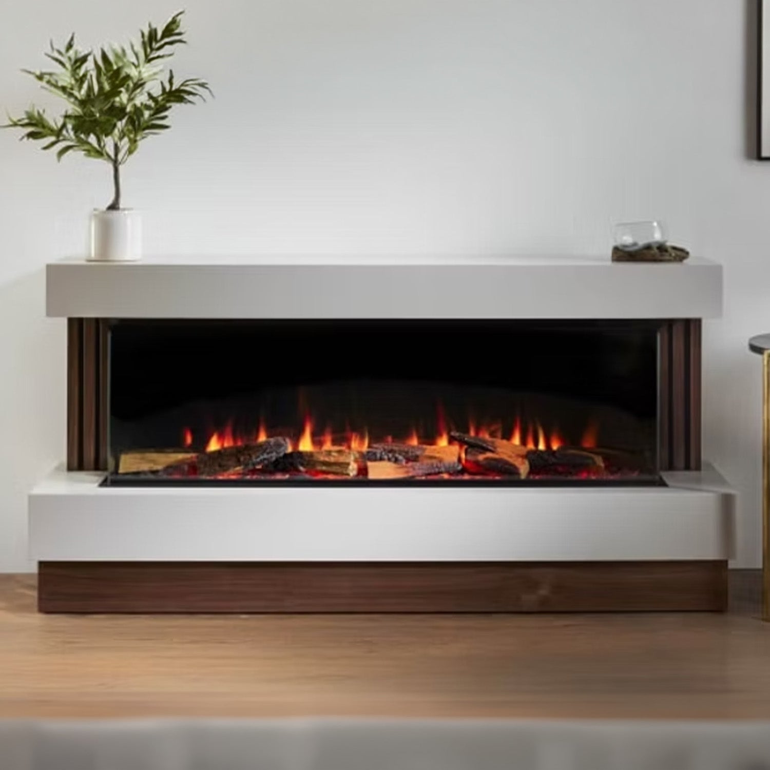 OER Milano Electric Fireplace Suite