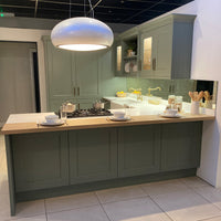 Omega Mackintosh Kitchen – Manor House in Botanical Green - Ex Display