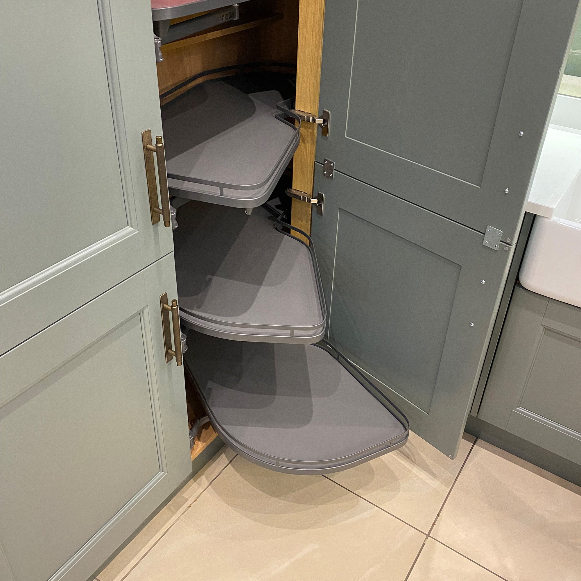 Omega Mackintosh Kitchen – Manor House in Botanical Green - Ex Display