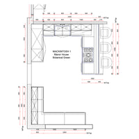 Omega Mackintosh Kitchen – Manor House in Botanical Green - Ex Display