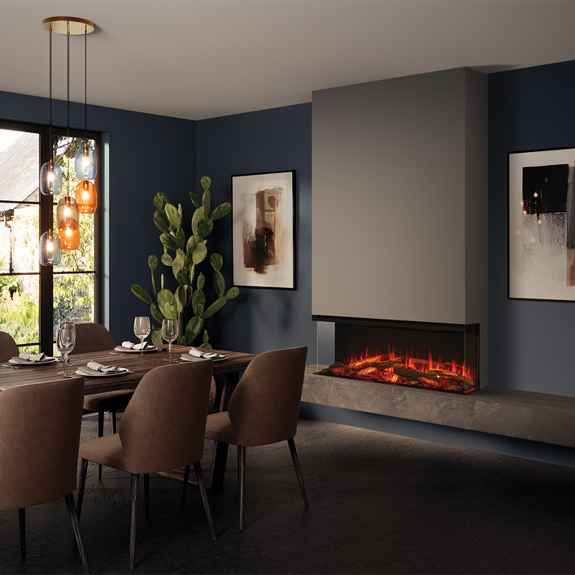 Gazco Onyx Avita 120RW Electric Fire - Showroom Exclusive