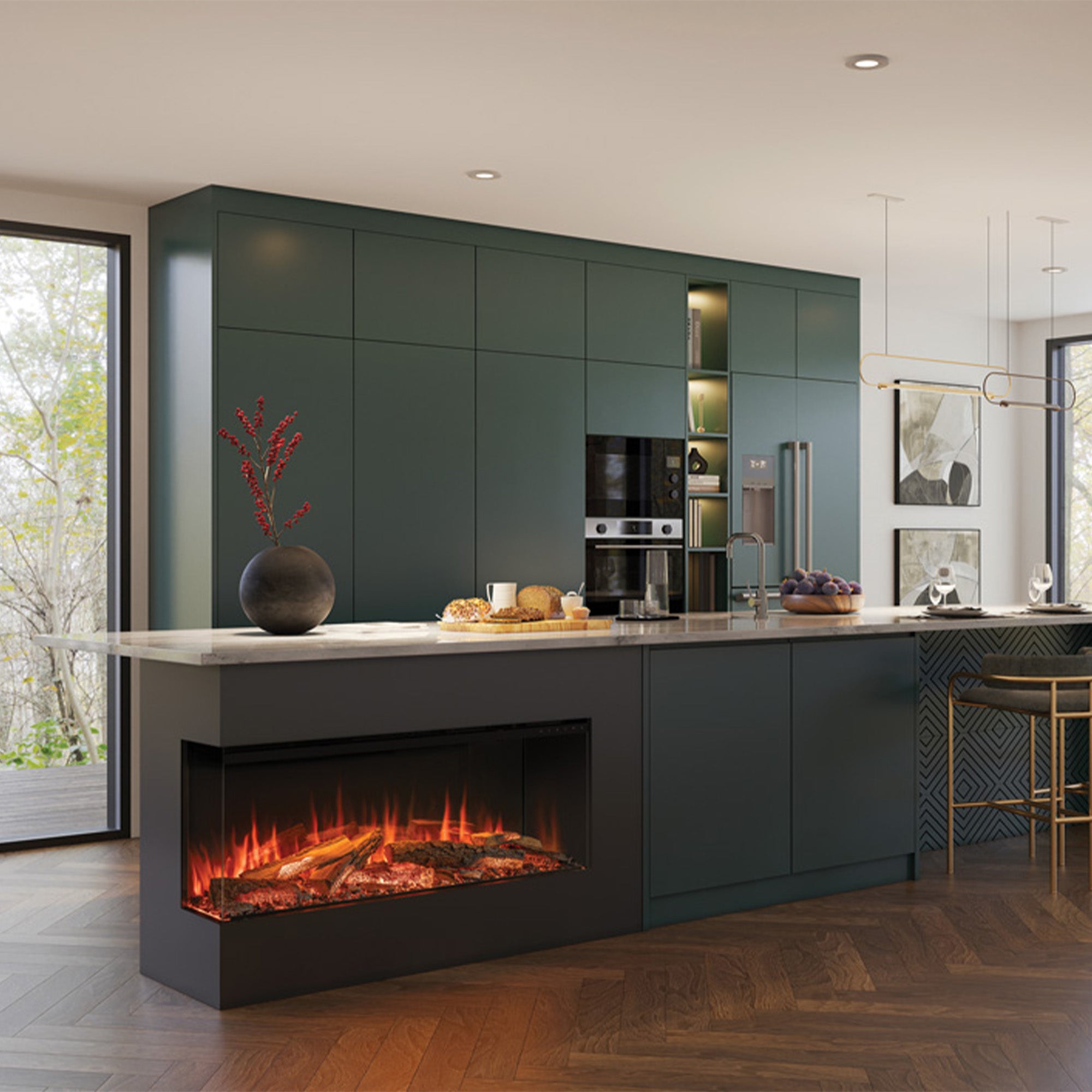 Gazco Onyx Avita 120RW Electric Fire - Showroom Exclusive