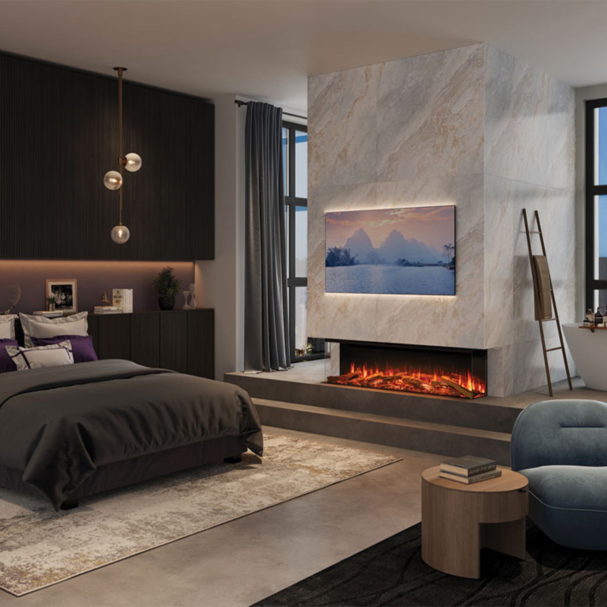 Gazco Onyx Avita 160RW Electric Fire - Showroom Exclusive