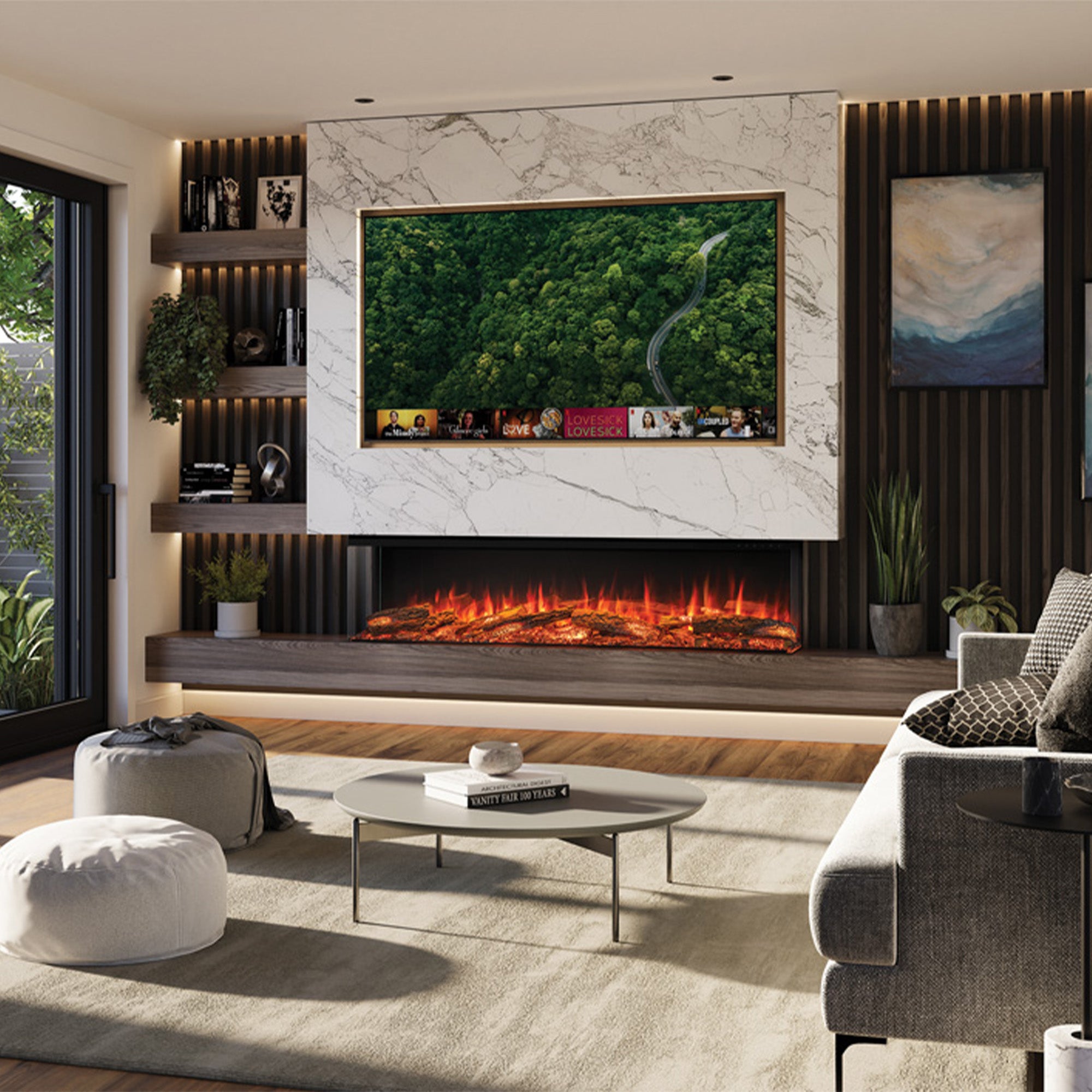 Gazco Onyx Avita 190RW Electric Fire - Showroom Exclusive