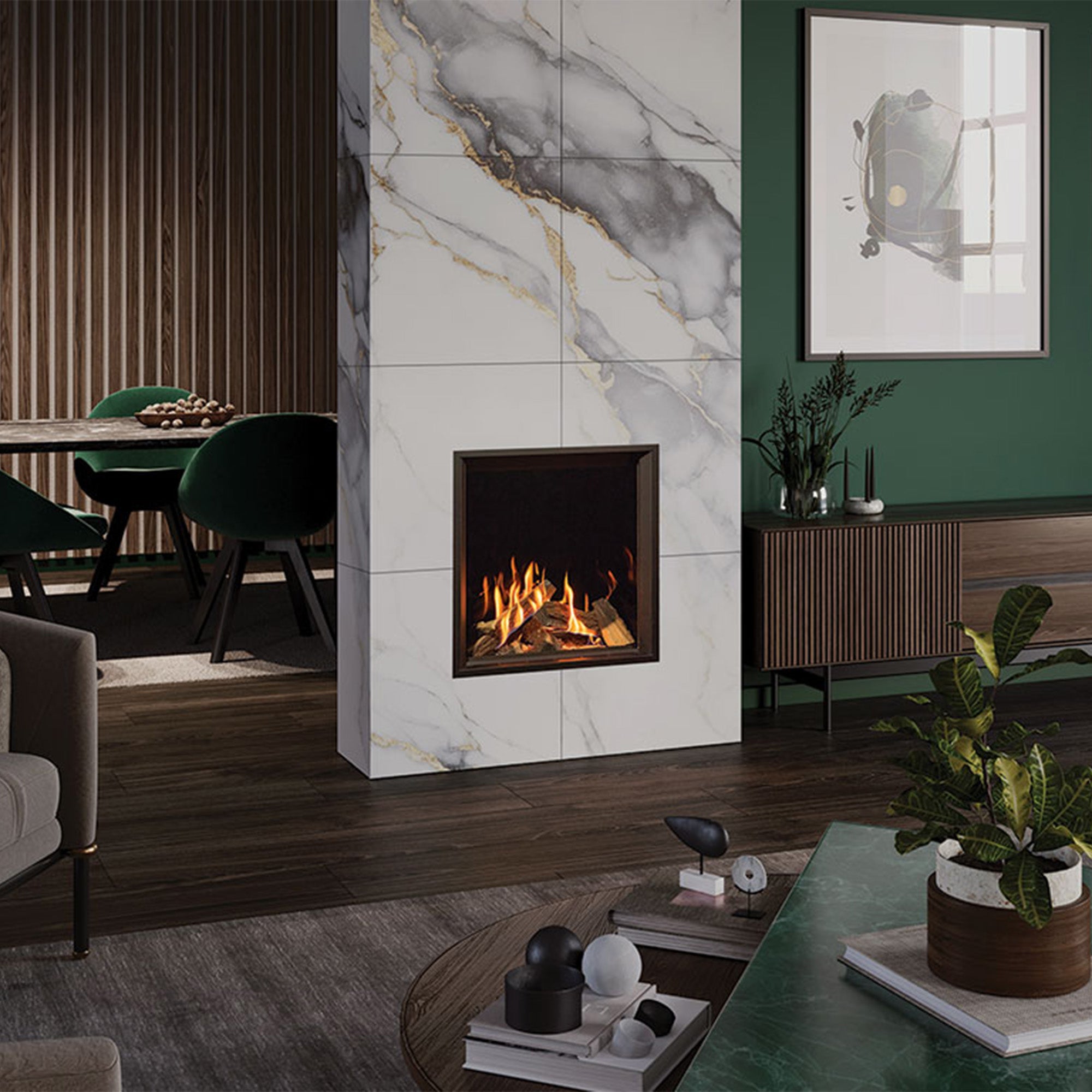 Gazco Onyx Eclipse Gas Fire - Conventional Flue - Showroom Exclusive