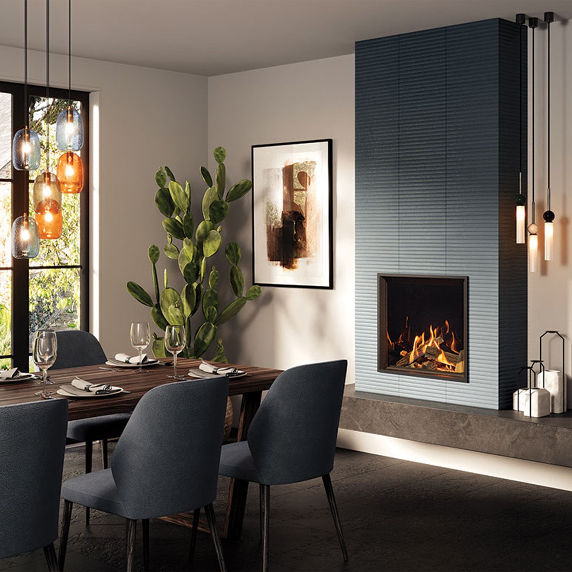 Gazco Onyx Eclipse Gas Fire - Conventional Flue - Showroom Exclusive